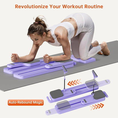 Transform Your Home Workouts with the Ultimate 7-in-1 Pilates Board & Resistance Bands! 💪✨ Perfect for Core Strength, Abs, Glutes & Legs! #Pilates #HomeFitness