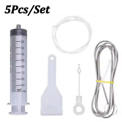 5/6Set Refrigerator Drain Hole Clog Remover Dredge Cleaning Tools Fridge Hole Brush Water Outlet Cleaner for Household Clean
