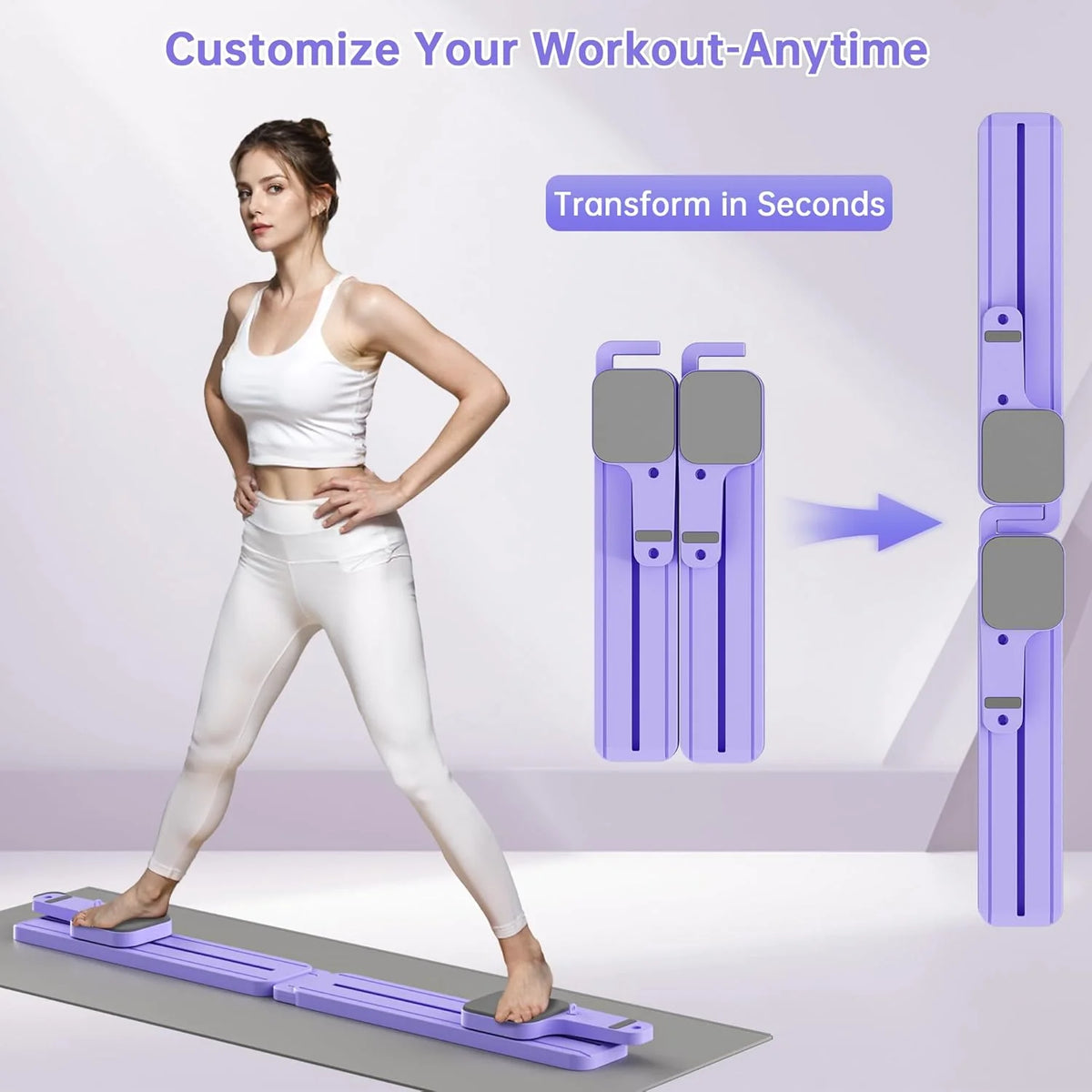 Transform Your Home Workouts with the Ultimate 7-in-1 Pilates Board & Resistance Bands! 💪✨ Perfect for Core Strength, Abs, Glutes & Legs! #Pilates #HomeFitness