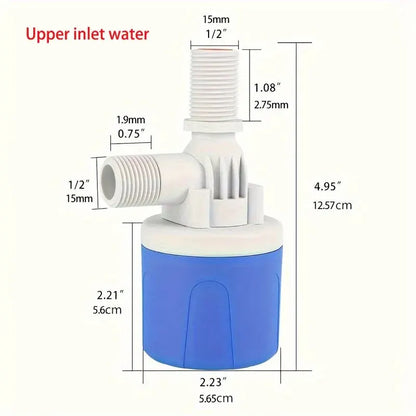 Fully Automatic Water Level Control Float Valve 1/2" Auto Shut off Automatic Water Stop Automatic Water Make-Up Controller